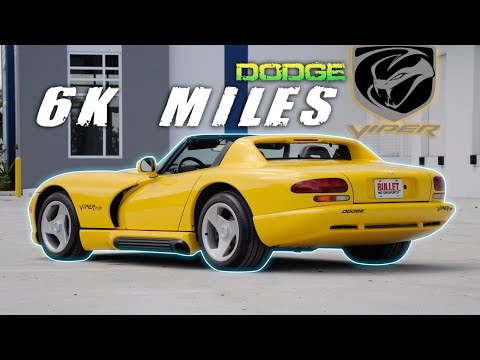 1995 Dodge Viper RT/10 With 6k Original Miles, An American Collectible | REVIEW SERIES