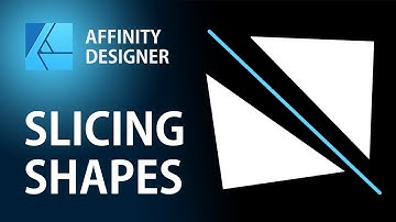 How to slice and cut shapes in Affinity Designer | Affinity Designer Tutorial