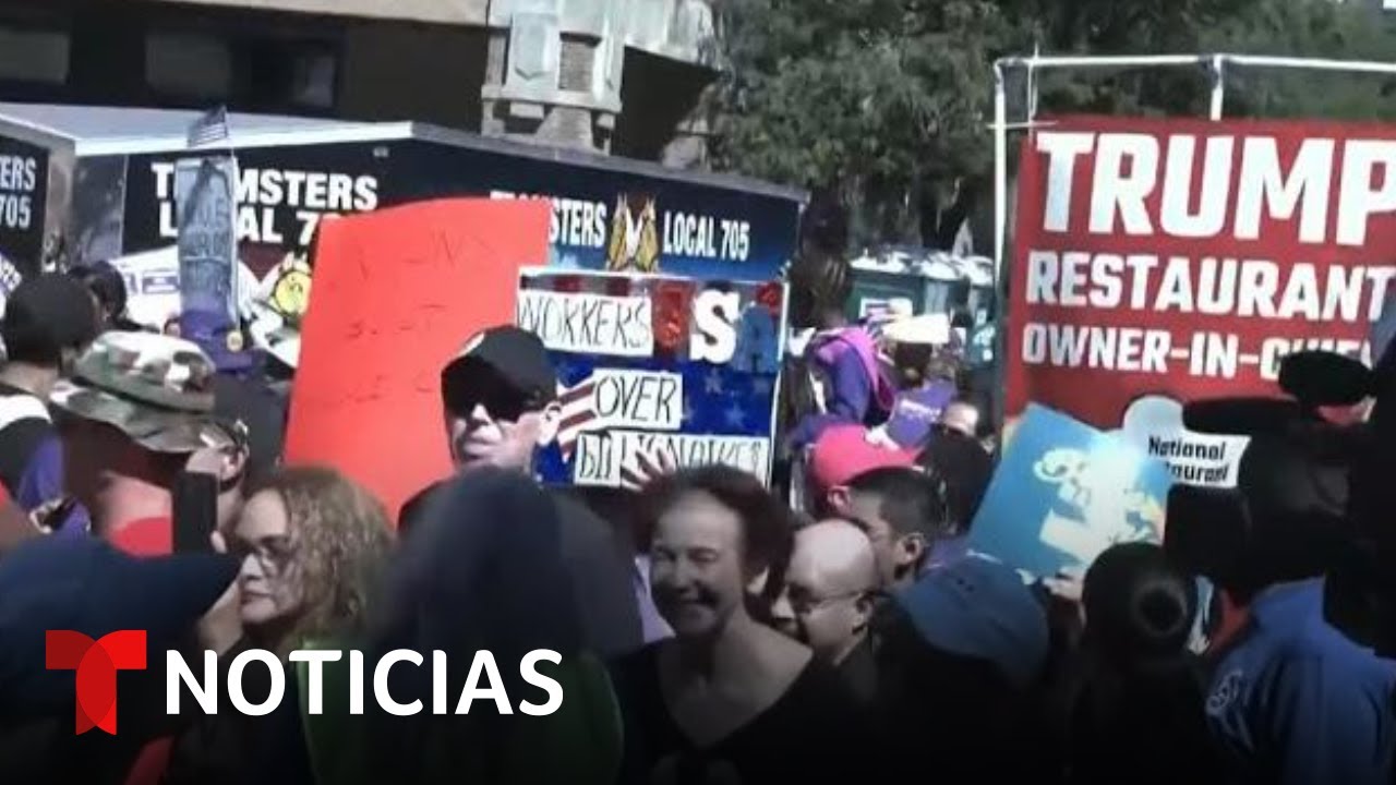 Manifestantes en Chicago protestan contra medidas de Trump en el Día ...