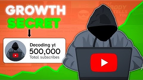 How @decodingyt  CRACKED Algorithm | The Hidden FORMULA