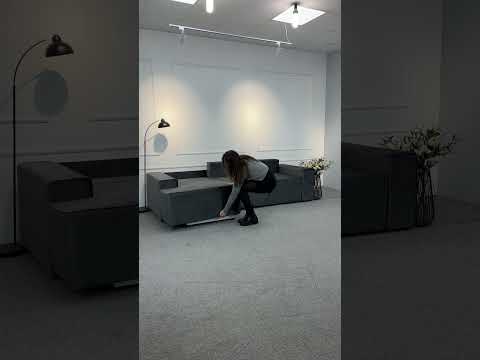 Угловой раскладной диван Даллас 285х150 см ElysiumTM, видео 1