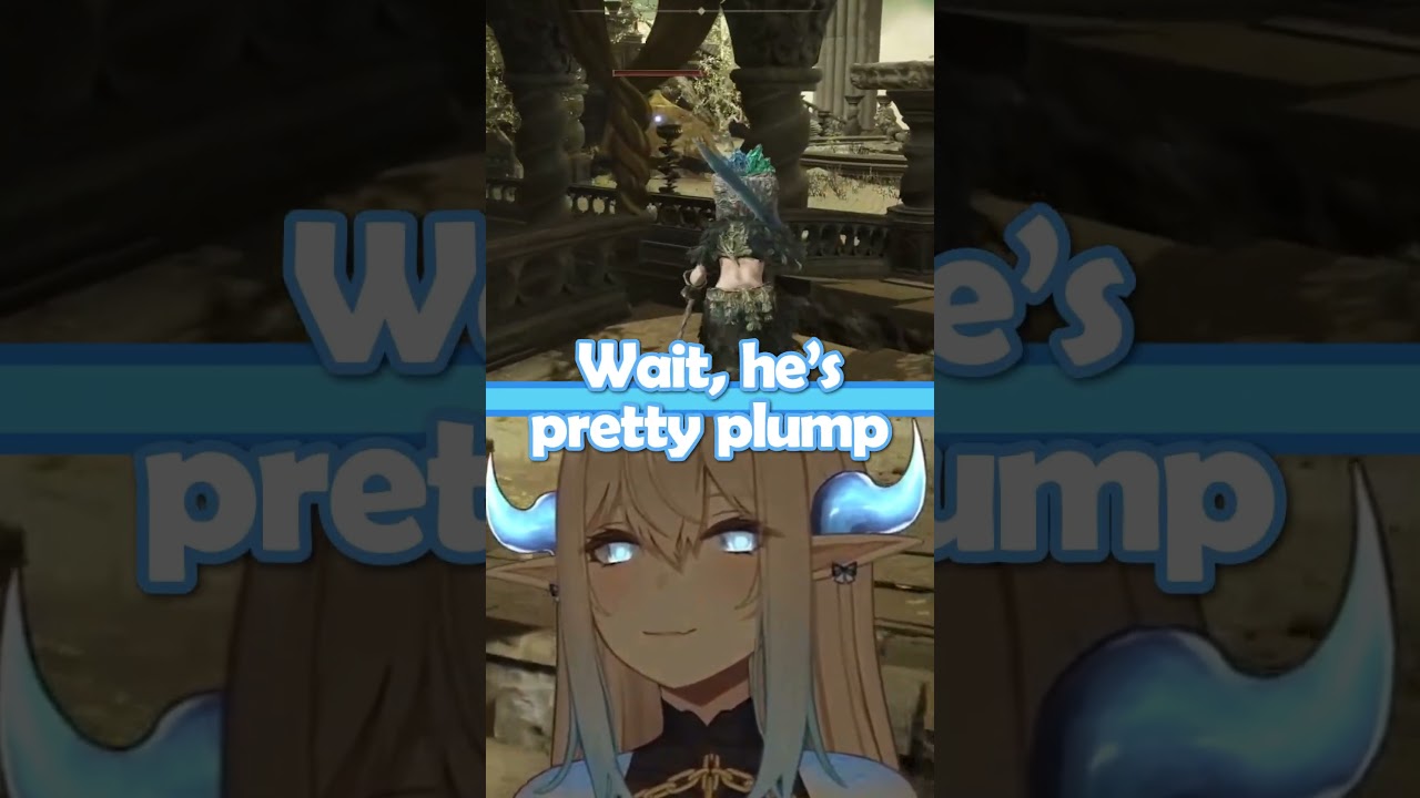 Thicc, but not thicc enough #vtuber #vtuberclips #funny #eldenring