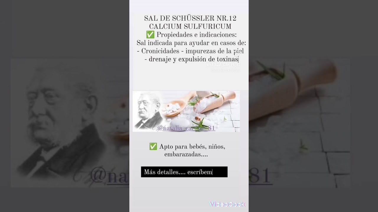 SAL DE SCHÜSSLER NR.12 CALCIUM SULFURICUM