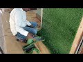 ARTIFICIAL GRASS INSTALLATION || ऐसे लगाये आर्टिफीसियल घास || बिलकुल असली जैसा