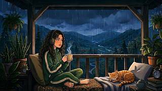 Summer Rain Lofi 🌧️☀️ Study / Focus / Relax Music | Cozy Nature Vibes