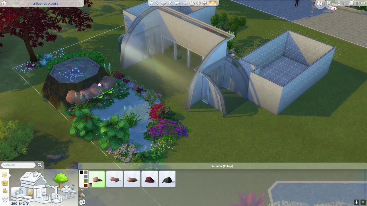 The Sims 4, Speed build maison avec véranda YouTube