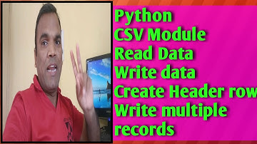 CSV module in Python | File handling python Class 12 | Computer Science Class 12