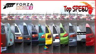 Forza Horizon 4 Top 10 Fastest VW | All VW (VolksWagen) Stock Cars - Top Speed Battle