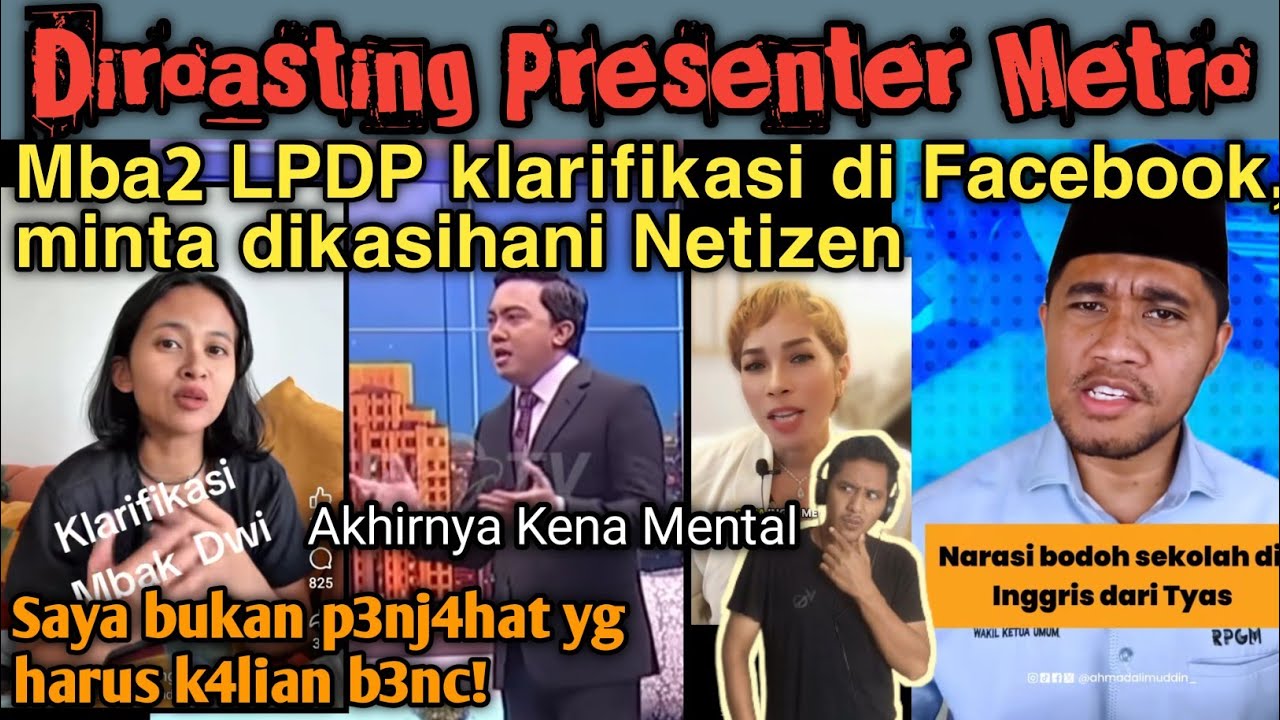 Kena Mental! Mba Tyas klarifikasi, merasa aneh kenapa dirinya dihuj4t//diroasting Presenter Metro
