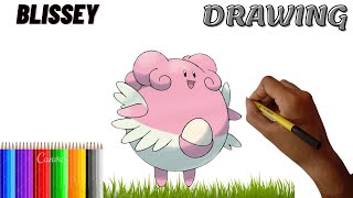 How To Draw Blissey Pokemon | Coloring and Drawing For Kids screenshot 3
