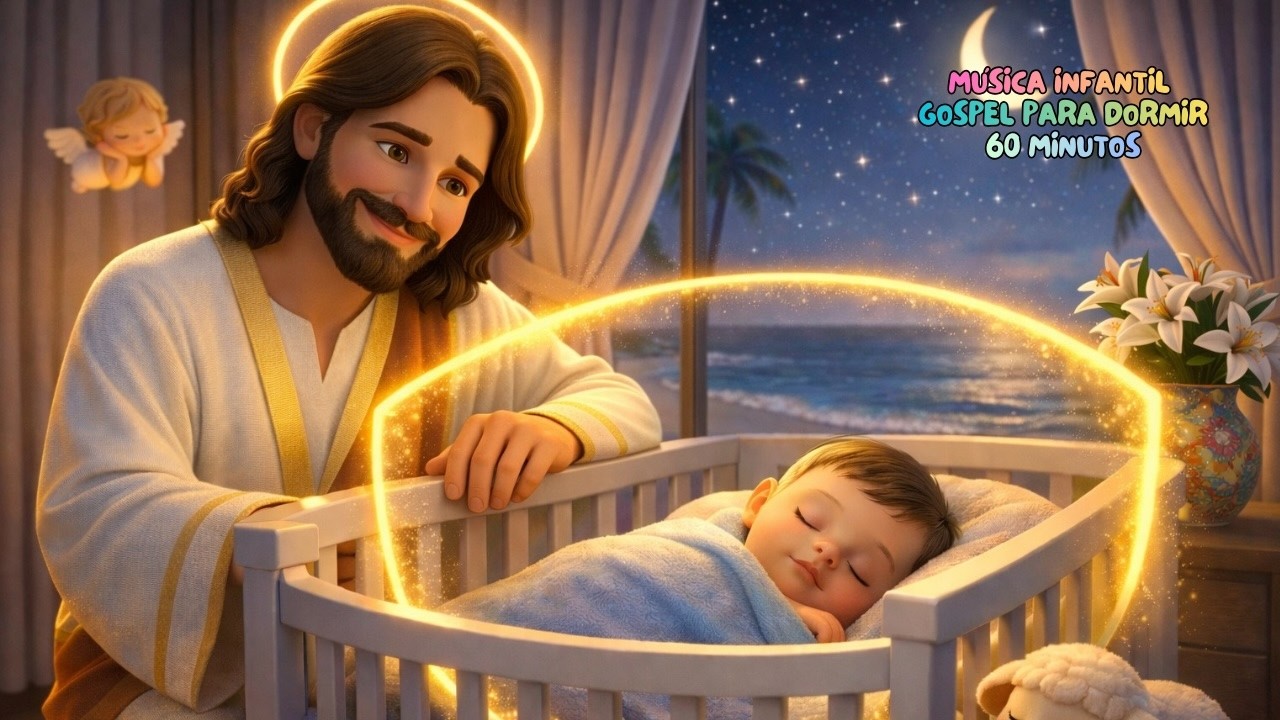Jesus Guarda o Meu Soninho | 1 Hora de Música de Ninar Cristã para Bebês | Gabi Gospel Soninho