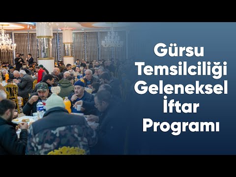 Gürsu Representative Traditional Iftar Program (FSM FOUNDATION)