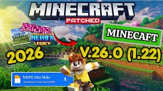 🔥Cách tải Minecraft Patch 26.0 (1.26) - Thêm được Shader,  Có Tiếng Việt | Cập nhật 2026