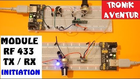 TRONIK AVENTUR 227 - MODULE UHF RF433 SANS ARDUINO - DECOUVERTE MODE EMPLOI