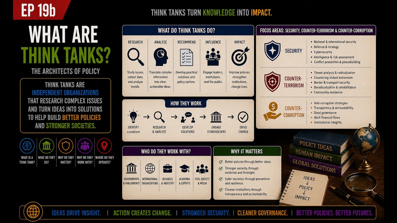 Think Cs EP19B — What are Think Tanks? (Security, Counter-Terrorism & Counter ...
