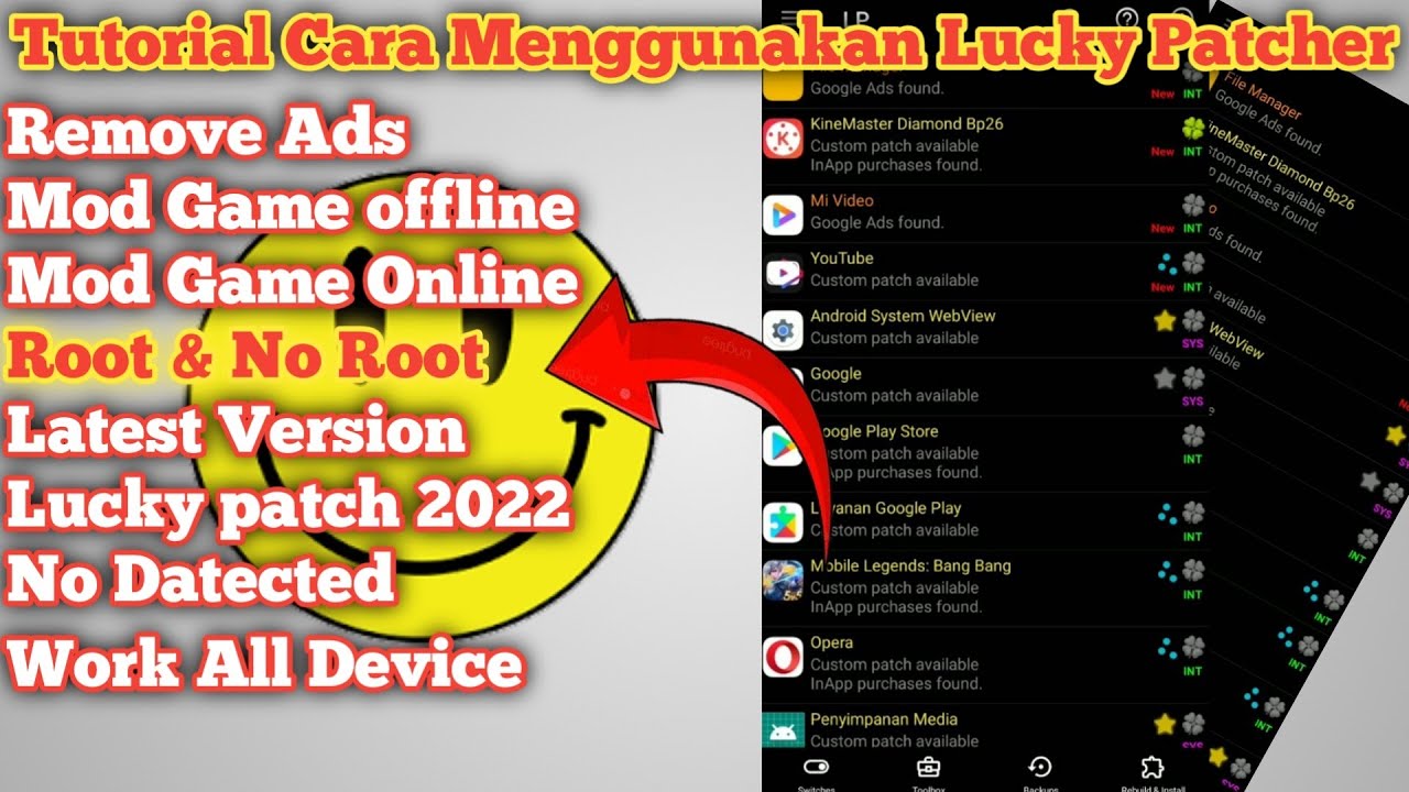 Baru ! Tutorial Cara Menggunakan Lucky Patcher Latest Version 2022