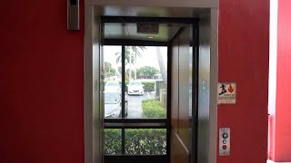 Scenic 1982 Miami Elevator inground hydraulic elevator @ 3901 Northwest 79th Avenue, Doral, Florida