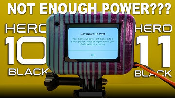 GoPro NOT ENOUGH POWER Error? Power the GoPro Hero 10 and 11 with a LiPo for FPV