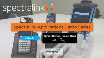 Spectralink Applications Demo | Duress button - Code Black
