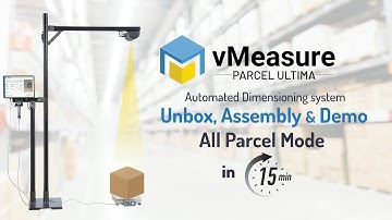 vMeasure Parcel Ultima Gold - All Parcel Mode With Weighing Scale | DWS Systems
