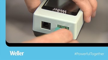 Connect Type K thermocouple | WellerTools WXsmart