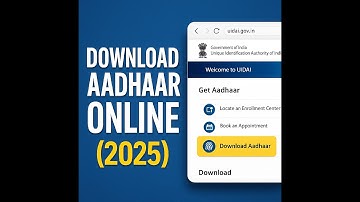 How to Download Aadhaar Card Online (2025) | Step-by-Step UIDAI Tutorial.