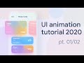 Bank Wallet App || UI Animation Tutorial 2020 || UI Design Course