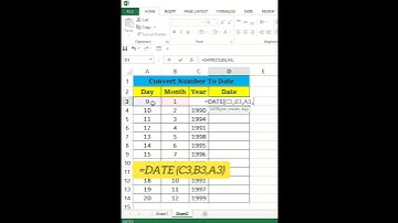 How to Convert number to date |   Excel short trick #excel #tricks #shorts #trinding #short