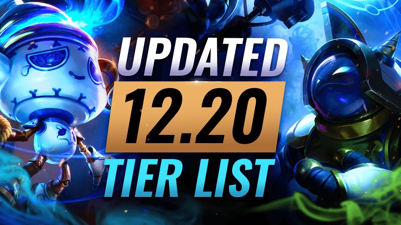 12.20 Patch Tier List (Top,Jgl,Mid) : r/leagueoflegends