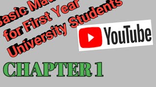 Basic mathematics for social science lecture 1 Afaan Oromoo