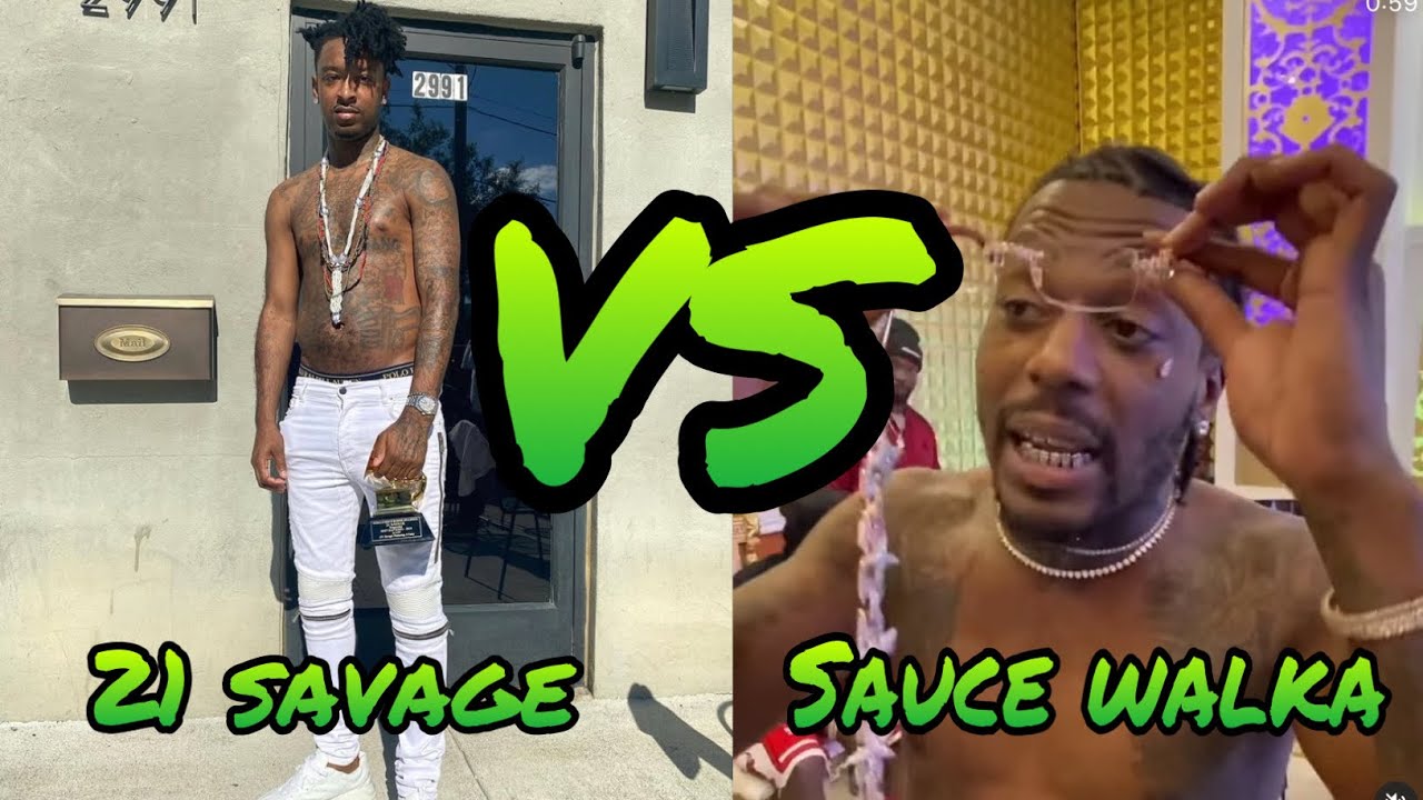 21 SAVAGE AND SAUCE WALKA EXCHANGE WORDS OVER DIAMOND IMPLANT!!! 💎 😱