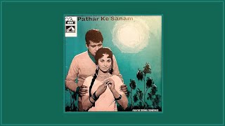 tauba ye matwali chal | mukesh | 'pathar ke sanam' | requesters' day special : HMV mono OST from LP