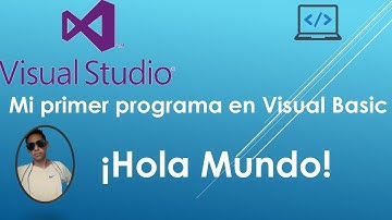 Mi primer programa en visual basic "Hola mundo" :v