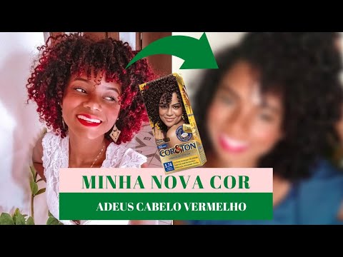 DO VERMELHO AO MARROM ACOBREADO | PINTEI MEU CABELO SOZINHA