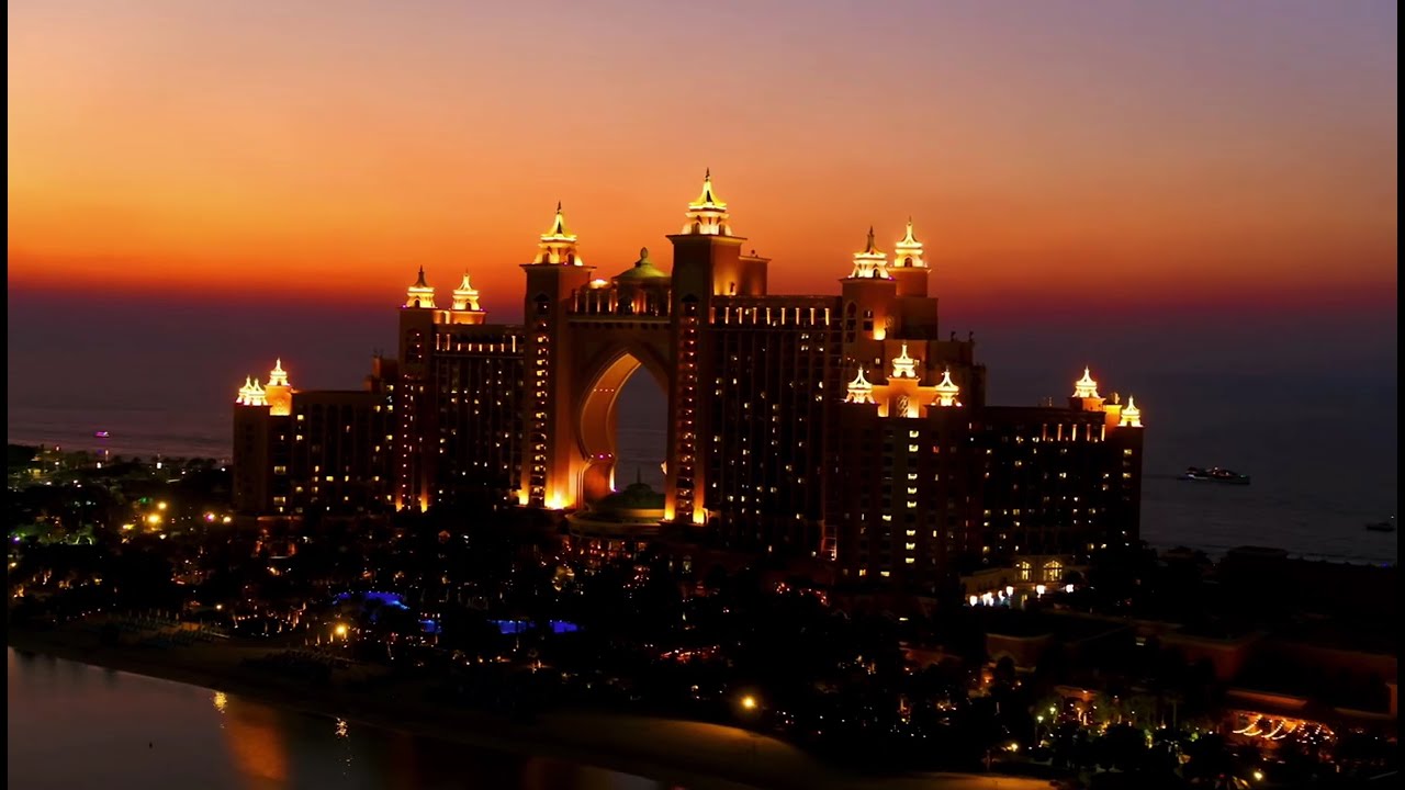 UAE DUBAI CITY WITH RELAXING MUSIC  
