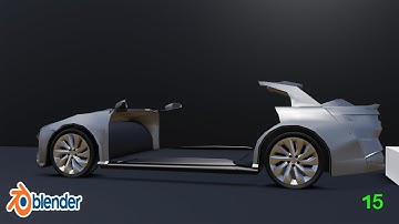 Car Modeling in Blender 2.90 - Running Boards - Pt.15