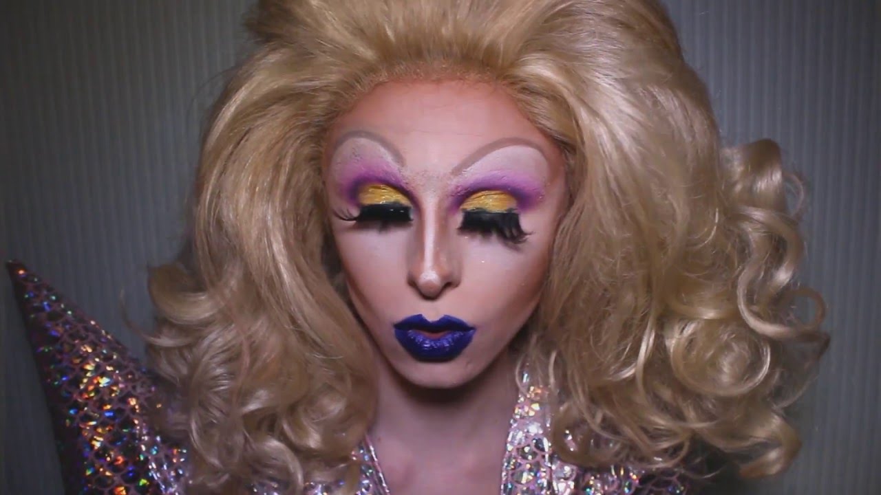 UPDATED MALE TO FEMALE DRAG TRANSFORMATION: Blu Hydrangea