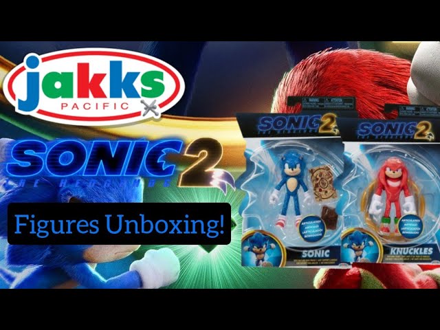 Sonic Movie 2 Movie Sonic and Movie Knuckles Figures Unboxing! 