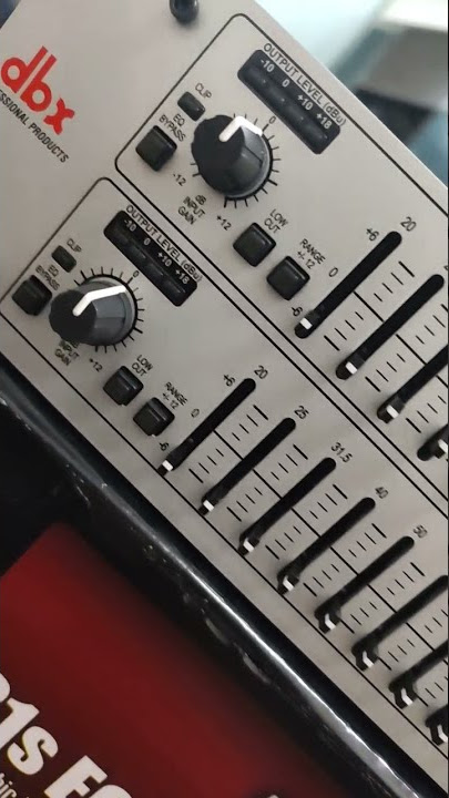 dbx 231 graphic equalizer #dbx #harman #pioneer #shorts #reels #dj  #demo #denon #event #proaudio