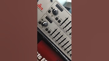 dbx 231 graphic equalizer #dbx #harman #pioneer #shorts #reels #dj  #demo #denon #event #proaudio