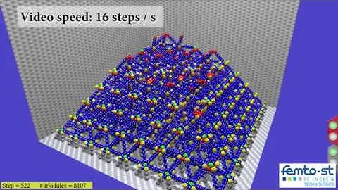 Distributed Self-Reconfiguration using a Deterministic Autonomous Scaffolding Structure