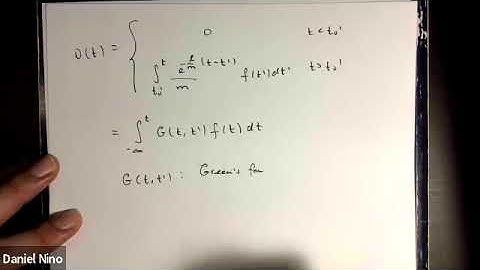 8.3 The impulse response (Green
