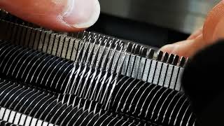 flat knitting machine maintenance-racking position correction