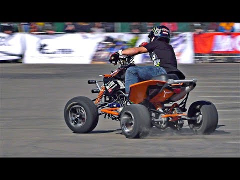 Sick Quad Stunts on KTM 525XC