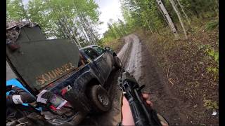 Trigger airsoft event "LAST STAND 4" Day 2 morning aks74u gbbr gameplay