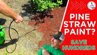 $SAVING$ | Make Pine Straw & Mulch Look New Again | Long Lasting Easy To Apply Spray