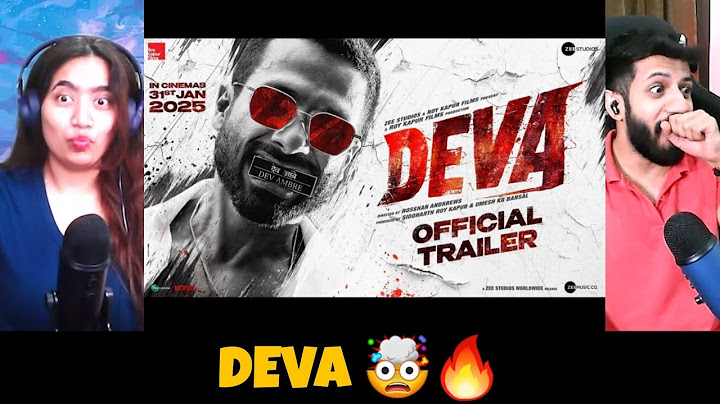 Deva | Trailer Reaction l Shahid Kapoor | Pooja Hegde | The Tenth Staar