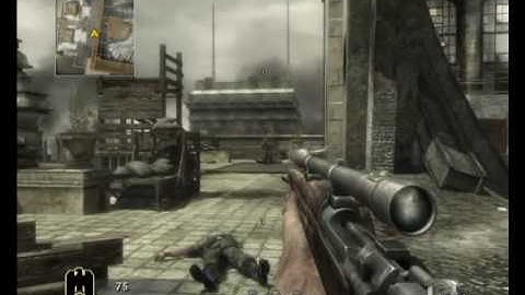 COD WAW NO SCOPE TUTORIAL/G-shot