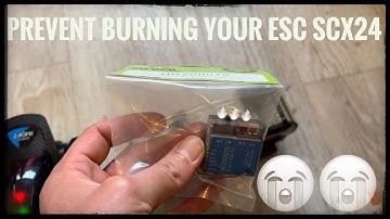How to prevent Scx24 Esc from burning with easy mistake. #axial #rc #crawler #scx24 #horizonhobby