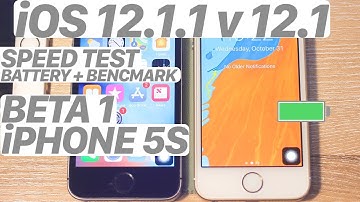 iOS 12.1.1 Beta 1 vs. iOS 12.1 SPEED Test + BATTERY + BENCHMARK! (iPHONE 5S) #iPhone5S #iOS1211